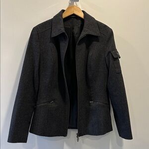 Dark grey Zip-Up Jacket